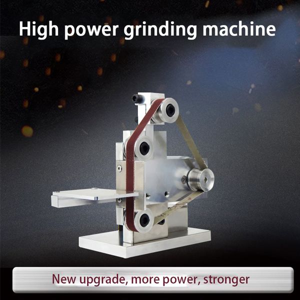 

mini small mini belt machine diy polishing machine grinding fixed angle sharpening blade desktop