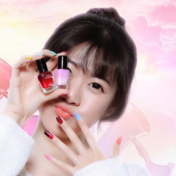 

yfashion nail polish temperature change colors nail hybrid varnishes glitter polish pure color art decoration