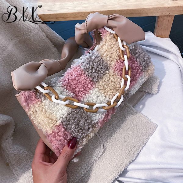 

bxx сак / 2019 мода осень зима luxury женские сумки конструктора joker hit color chain shoulder bag crossbody 2211