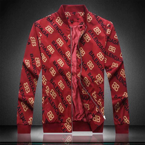 

#8f 2019 Autumn Winter Brand Designerg Jackets Cottoon Coats Mens Fashion Letter GG Print Zipper Jacket Men Medusa Hoodies Outwears Clothing