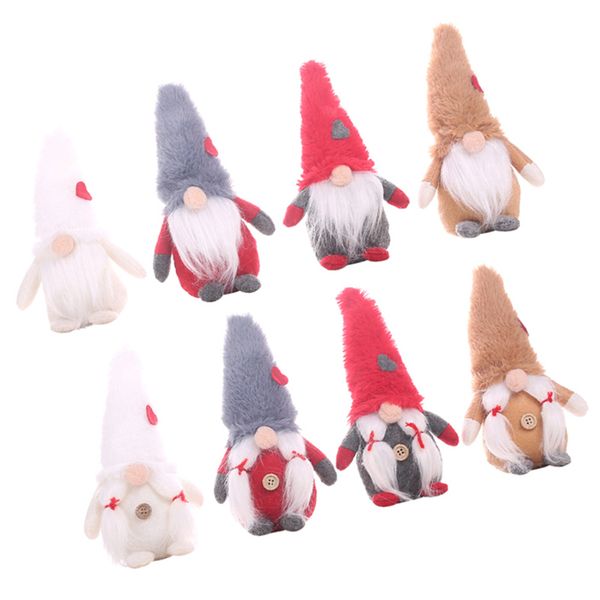 

christmas plush dolls elf santa claus toys xmas ornament christmas gift for kid red xmas tree ornament new year decor