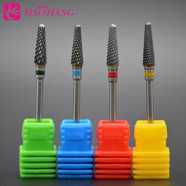 

carbide nail drill bit rotary burr mill cutter for electric drill manicure machines pedicure files nail salon tools
