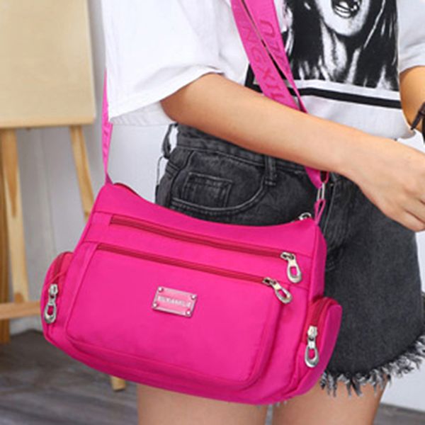 

large capacity handbag women tote bags multi pockets waterproof crossbody shoulder bag women men messenger bag