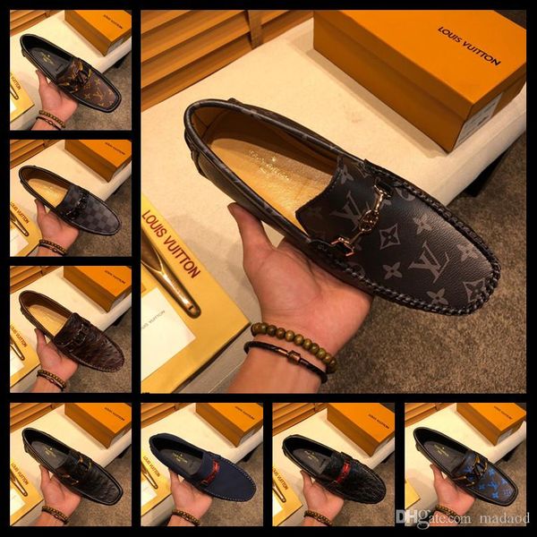 

повседневная обувь 20sw men престижных мокасин мужских бездельник мужской скольжение на лодке shoes men мокасины gommino вождение обувь chau, Black