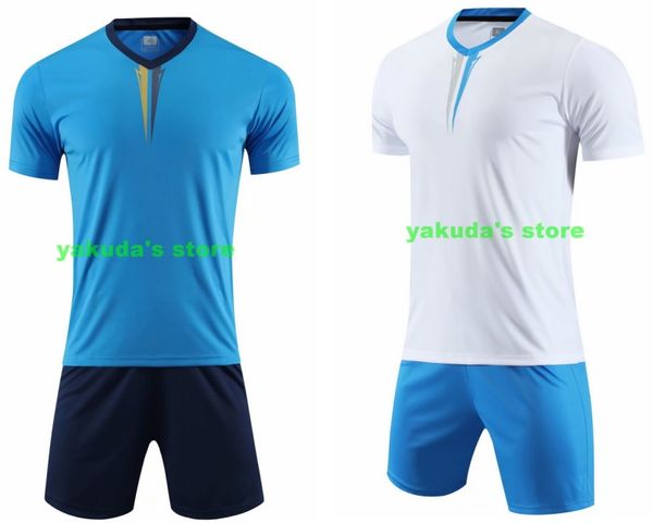 2019 dos homens Malha Desempenho Soccer Jersey Define roupas vestem camisetas com shorts de Futebol Projete seus próprios personalizados camisetas calções de futebol uniforme