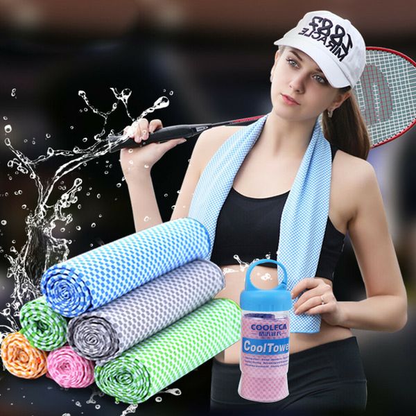 

bamboo fiber cooling sports towel fitness dry for gym running workout towels