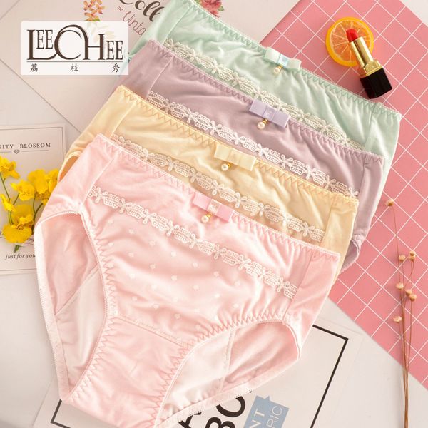

new high waist cotton briefs water soluble lace sweet comfort ladies briefs jf1831, Black;pink