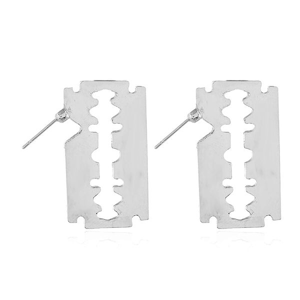 

fashion- dangle earrings for women western blade chandelier earring gold silver alloy punk hip hop jewelry gifts ing