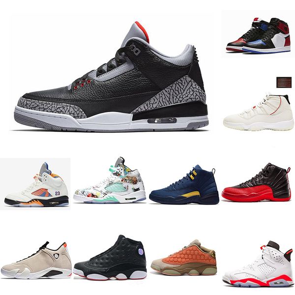 

Mens 1s 3s 4s 5s 6s 11s 12s 13s 14s Carmine Classic UNC Black White Infrared Men Sport Blue Red Oreo Alternate Basketball Shoes Sneakers