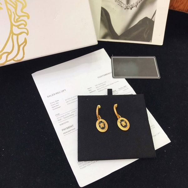 

earring beauty portrait earrings jewelry brass women high jewelry christmas party gift retro style, Silver