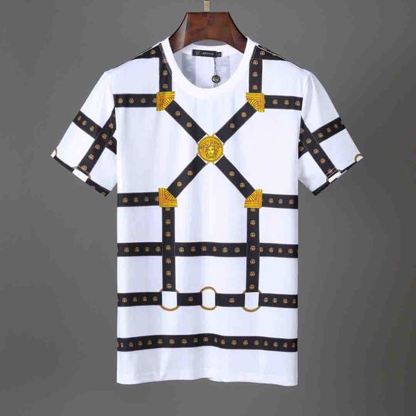 

2019 designer men's t-shirts apparel europe and the united states the world's high-quality printing is very perfect label m-3xl, White;black