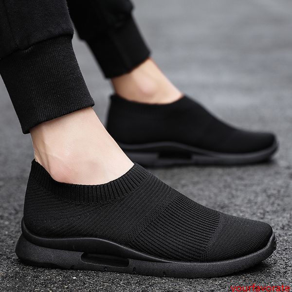 

causal shoes all white black comfortable designer shoes black white fly outdoor jogging walking sneakers sports shoes size 39-44
