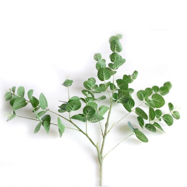 

artificial fake leaf eucalyptus plant green leaves wedding party xmas home decor