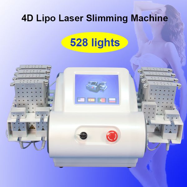 

ce lipo laser slimming machine cellulite skin weight loss equipment 4d diode lipolaser system 528 lights
