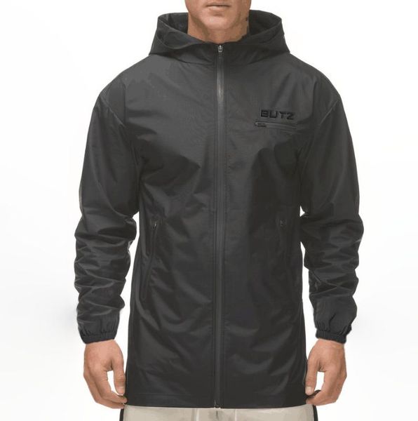 

fitness sportswear jacket men outdoor hooded coat windbreak windproof cold and rainproof jackets joggers sweatshirt male jacket, Black;brown