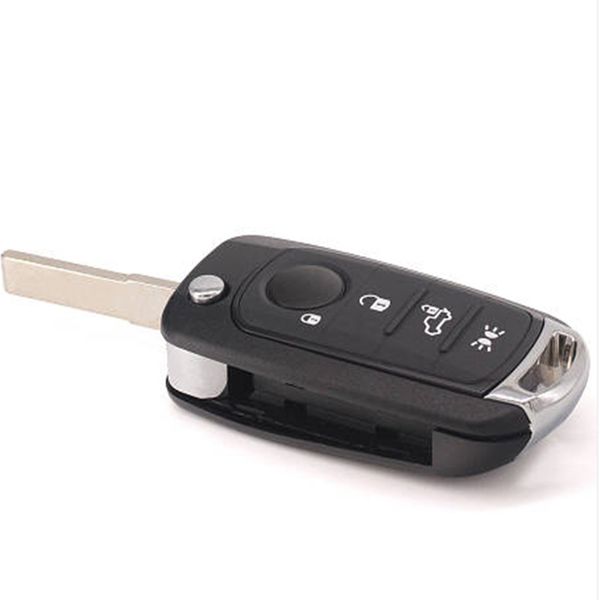 

4b folding flip remote key shell for fiat fia500 4 buttons replacement car key blanks