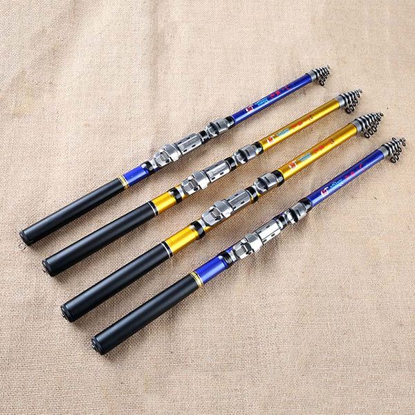 

new portable sea fishing rod pole carbon fiber 1.8/2.1/2.4/2.7/3.0m spinning reel fish tackle xd88