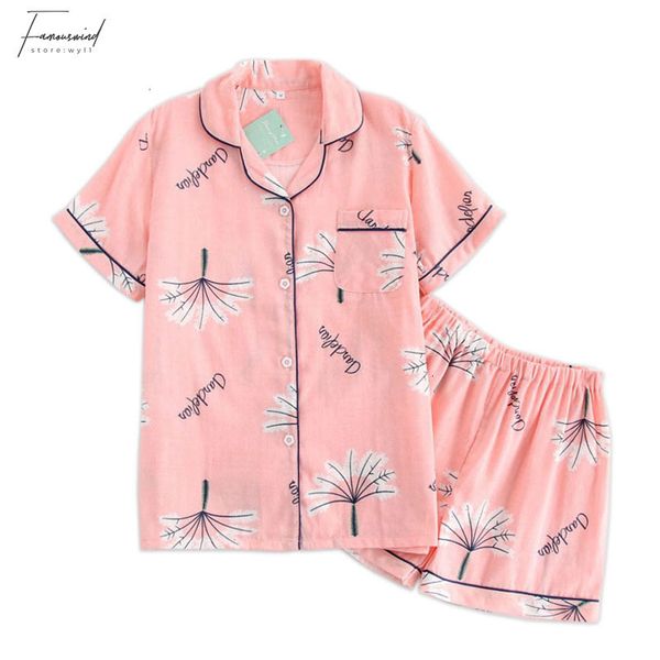 

sleepwear for women ladies robes simple short pyjamas women 100% cotton short sleeves ladies pajama sets shorts cute cartoon women, Black;red