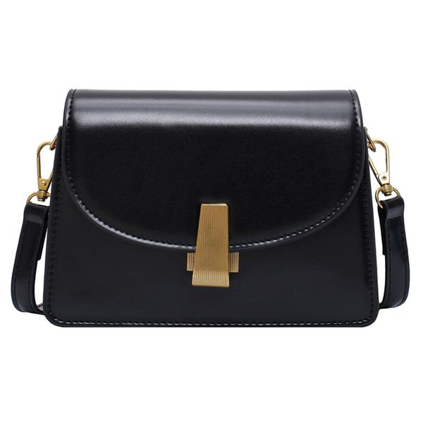 

191216 ivog new arrival everyday ladies small messenger crossbody handbag fashion pu black hand bags for women 2019