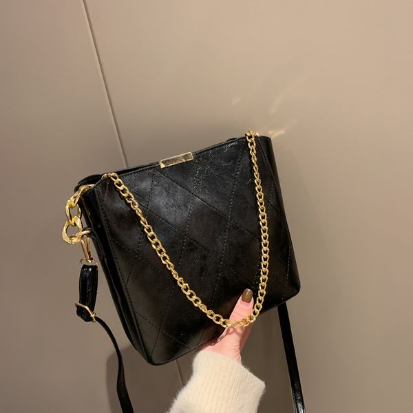 

crossbody bag women's 2020 summer diamond lattice chain pu korean version shoulder fashion concise quality messenger bag handbag