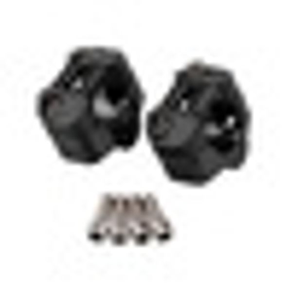 

motorcycle handle bar supports bike replacement 1 pair 6061-t6 aluminum set pole bolts clamps bracket practical