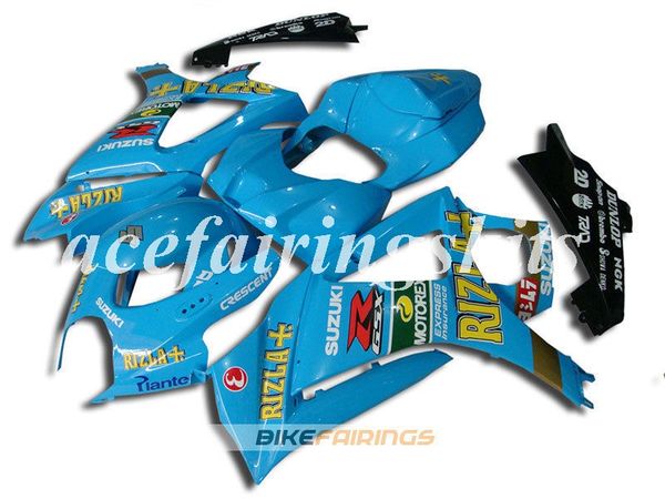 

4 gifts new abs motorcycle full fairings set fit for suzuki gsx-r1000 k7 2007 2008 07 08 bodywork set sky blue