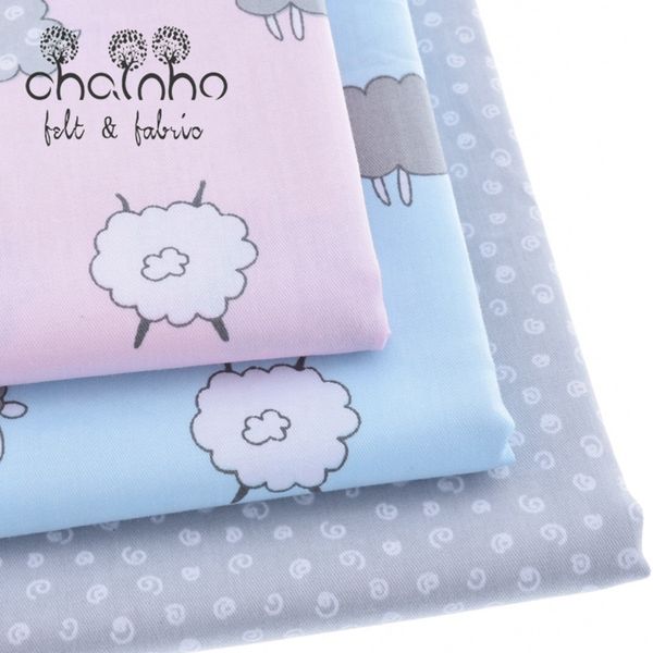 

cotton fabric printed fabrics patchwork for sewing quilt scrapbooking tissue pattern needlework material curtain cloth cc002, Black;white