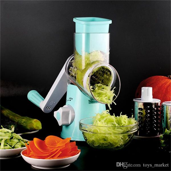 

круглый мандолина slicer овощерезка ручной картофель жульен морковка тёрка для сыра из нержавеющей стали лезвия кухонный инвентарь