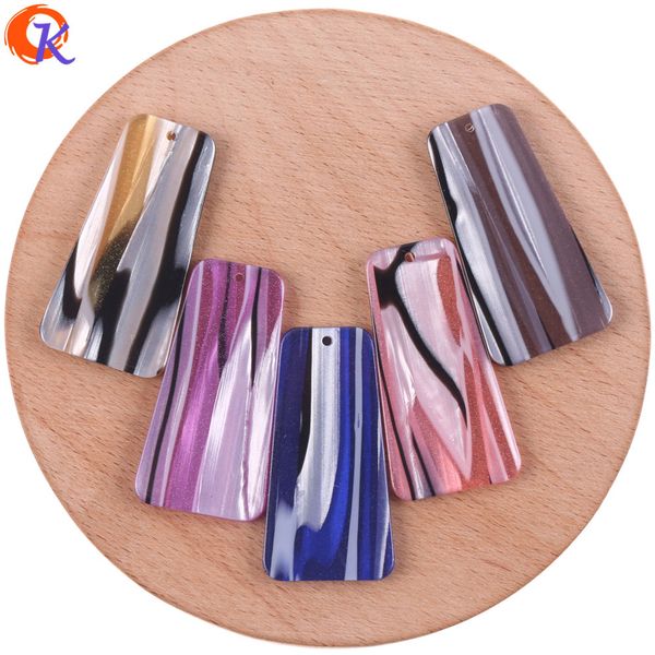 

cordial design 50pcs 20*39mm jewelry accessories/earring connectors/trapezoidal shape/diy making/hand made/earring findings, Blue;slivery