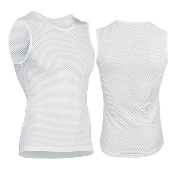 

sgciker pro white black net cycling base layer vest mens bike bicycle breathable mesh mtb road clothing quick dry ropa ciclismo, Black;red