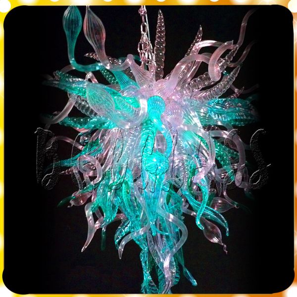 

blue hand shape art decoration modern chandelier lighting european chihully style hand blown glass crystal chandelier lighting