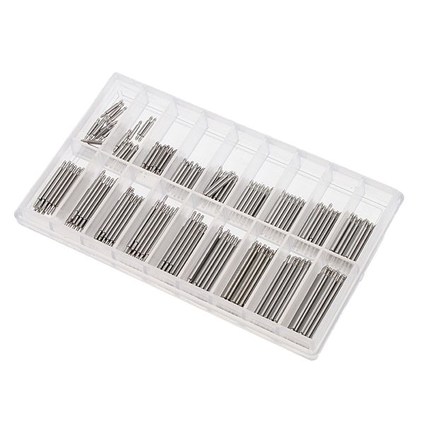 

360pcs/set watch pin spring bars size 8mm-25mm professional watch repair, Black;brown