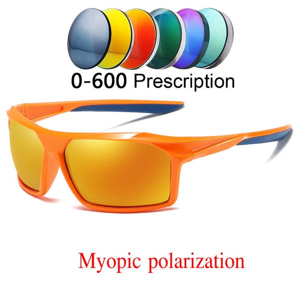 

2019 new men women polarized sunglasses custom made myopia minus prescription lens new men's driving sun glasses goggles uv nx, White;black