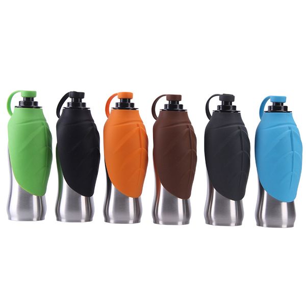 

portable dog water bottle stainless steel convenient dog travel water bottle keeps pup hydrated portable dog water bowl