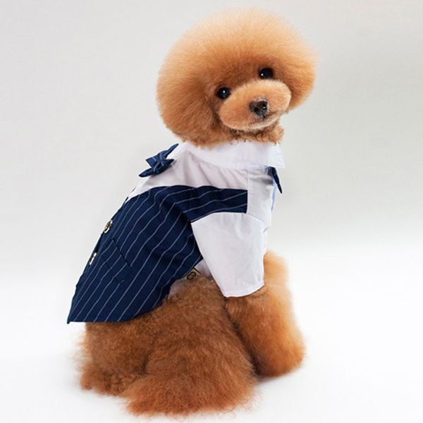 

gentleman pet dog clothes puppy prince tuxedo coat suit costume gift