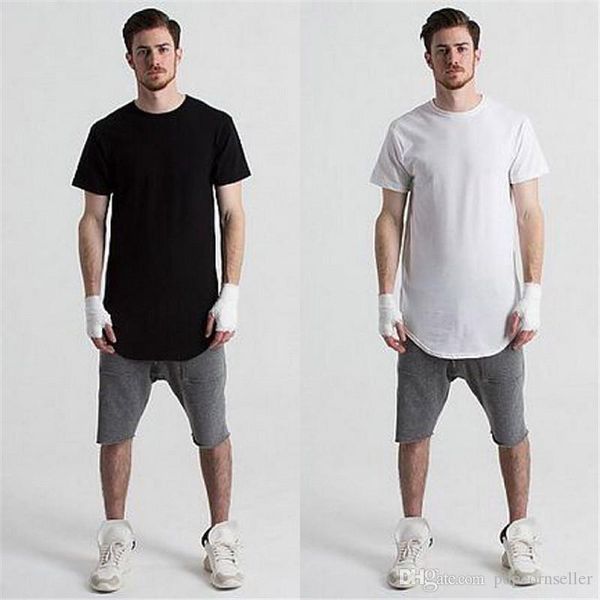 

fashion designer mens t shirts summer trend pure color circular arc cotton tees summer causal mens clothing, White;black