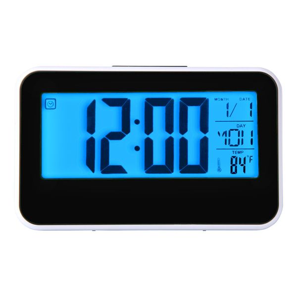 

led display alarm clock digital electronic clock calendar display date desk table reloj digital de mes