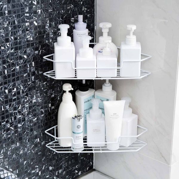 

bathroom wall hanging triangle storage rack iron bathroom caddy shower storage corner sheves accessories