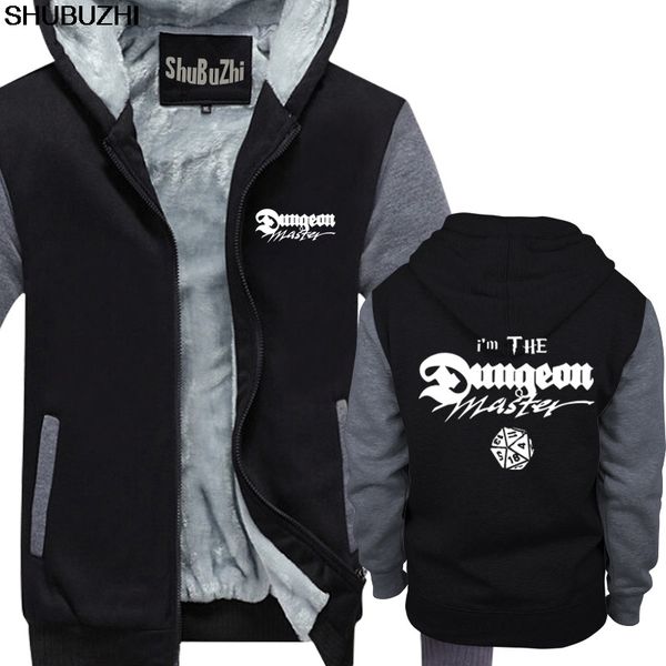 

толстовка с капюшоном i dungeon master dd подземелья драконы dado gdr зимняя толстовка maglietta мужчины черные толстовки sbz1321, Black