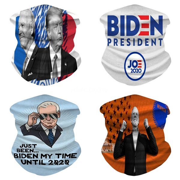 

american flag series ice silk mesh breathable multi-purpose hanging ear triangle biden mask riding windproof sunscreen face to #755, Black