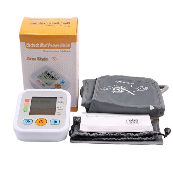 

electronic voice broadcast digital display instrument homeuse health care wrist blood pressure monitor automatic digital tonometer