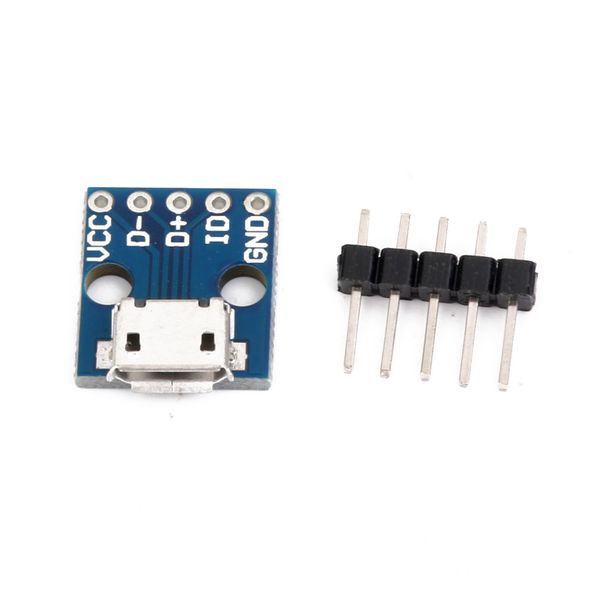 

usb micro-b breakout board power charging converter module