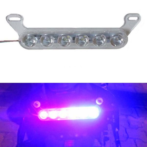 

мотоцикл переоснащение частей взрыв импульсная лампа dc 12vled лампа цвет тормоз номерного знака задний фонарь красный и синий