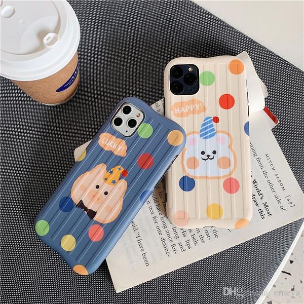 

fashion cartoon case for iphone 11 pro xr xs x max 6 6s 7 8 plus 3d phone accessories cover soft silicone coque fundas