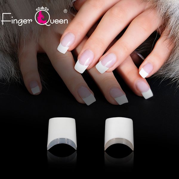

fingerqueen 12/24pcs half nail tips natural/clear coffin false nails artificial diy false fake uv gel nail art decoration kp213, Red;gold