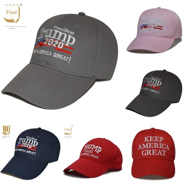 

ix89e trump baseball hats 7 colors donald trump 2020 again america great make cap embroidery hats snapback sports, Blue;gray