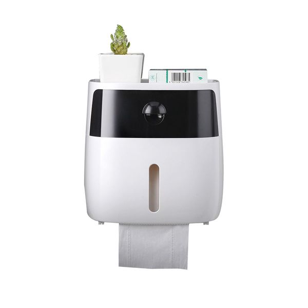 

toilet paper holder plastic bath toilet paper holder wall mounted paper storage box toilet tissue dispenser