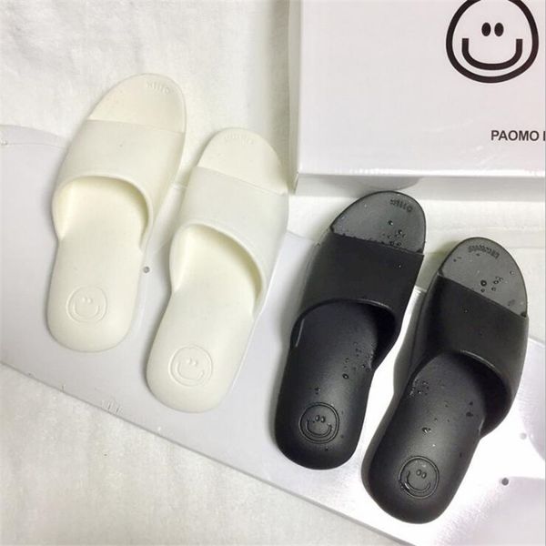 

bathroom slippers female summer indoor non-slip bath home slippers light travel men and women thick bottom, Black
