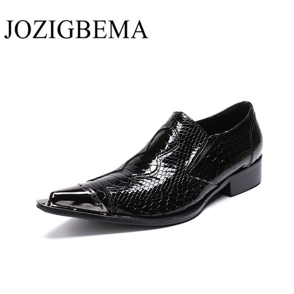 

man dress shoes men genuine leather pointed toe wedding shoes italy oxford for men oxfords mocassin homme, Black