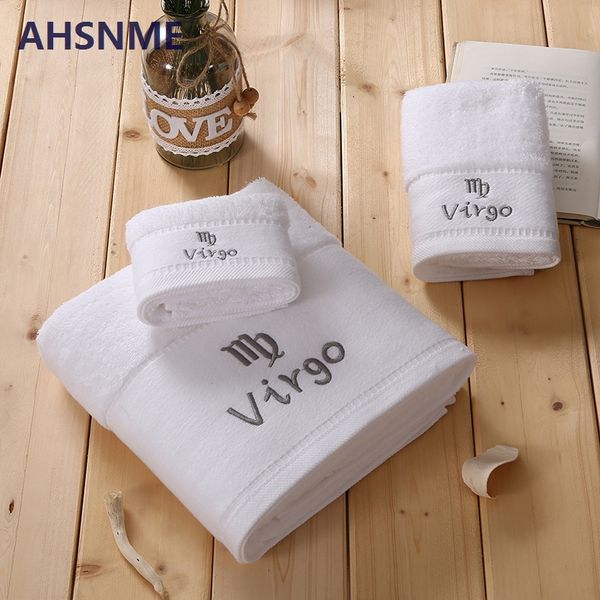 

ahsnme super soft and thick virgo astor lea 100% cotton towel 70x140cm and towels 35x75cm handkerchief 35x35cm 3pcs